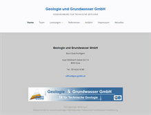 Tablet Screenshot of geo-gmbh.at